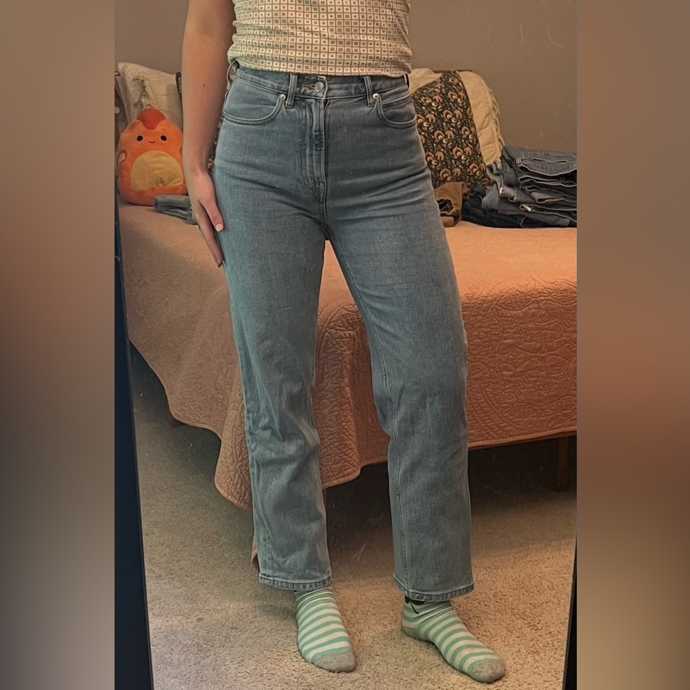 Everlane The Way High Jeans Light Wash size 26